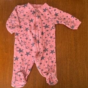 🍓3/$10 George Pink Starry Kids Footie size 3-6m
